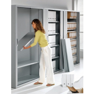 Armoire  à rideaux de structure haute  ou  basse : une solution clé en main pour l'archivage des documents professionnels_7