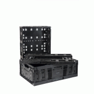 Bac pliable avec verrou actif 619 - Design amélioré, pliable et empilable, capacité 42L_7