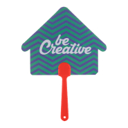 Éventail sur-mesure - poignée en plastique et papier stratifié - impression digitale - minimum 100 pcs_7