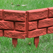 Vidaxl clôture de jardin avec design de briques 11 pcs 141257_7