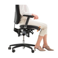 Siège de bureau pivotant, ergonomique avec accoudoirs réglables - 260 qi_7