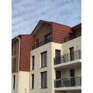 Tuiles en acier galbées classiques - Double structure brevetée anti-bruit - METROTILE® Thermolaqué XBOND ACOUSTIC_7