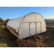 Serre de jardin modèle tubulaire à porte battante ou coulissante_7