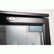 Arrière-bar deux portes pivotantes Série G noir 208L GL002 Polar_7