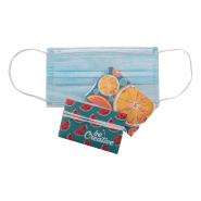 Étui pliable pour masque facial jetable - Impression quadri incluse - Couleur blanche - Minimum 250 pièces_7