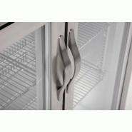 Arrière-bar deux portes pivotantes Série G inox 208L GL008 Polar_7