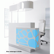 Borne d'accueil Organic avec système d'illumination - MDD - 170, Blanc brillant, A droite_7
