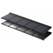 Tuile métallique photovoltaïque pour toiture - Metrotile eQUBE® - système intégré et esthétique_7