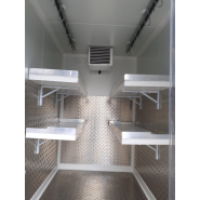 Remorque frigorifique double essieu 1300 kg - RAPHA 19 - dimensions 2m42x1m28x1m70 - température 0 à 5°C_7