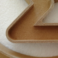 Logo ou Lettres Végétales - 19 mm, Marron, Lichen scandinave pour l'intérieur uniquement, Logo_7