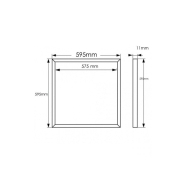 Dalle LED FIT 60x60cm avec lumière homogène