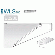 Hotte murale inox statique - 2m20 - avec filtre et lampe | Profondeur 900 mm_7