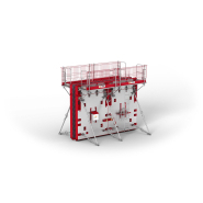 Coffrage de voile avec système d'ancrage manipulable unilatéralement - MAXIMO - PERI SAS_7