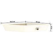 Vidaxl chariot de rangement mobile à 10 tiroirs blanc plastique 320403_7