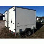 Frigorifiques Cool Trailer - simple ou double essieux - 4 béquilles stabilisatrices_7