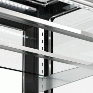 Vitrine réfrigérée pour pâtisserie MADRID - 1800 mm - 3 étagères - Noir_7