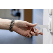 Porte-clés hygiénique - pratique en acrylique - avec bague en métal_7