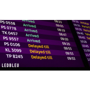 Ecran d'intérieur à dalle LED OVNI pour aéroports -SMD Pixel fin -Pitch de 1,25 mm, 1,56 mm et 1,88 mm_7