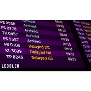 EXTRA GRAND écran LED pour aéroports faible consommation taille sur mesure pour communication aux passagers_7
