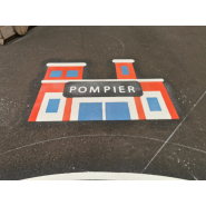 Parcours de sécurité routière  pour cours de récréation et espaces publics_7