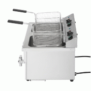 Friteuse à induction à poser - 2 cuves de 7,5 L - 3 kW - Buffalo - CT012_7