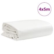 Vidaxl bâche blanc 4x5 m 650 g/m² 156185_7