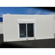 Bungalow monobloc ou juxtaposable standard - dimensions 6050x2450x2730mm - structure galvanisée avec isolation et équipements électriques_8