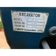 KUBOTA KX-012 Mini pelle (vendu pour pièces)_7