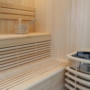 SAUNA D'ANGLE BOREAL® BALTIK 160 - 3/4 PLACES - 160X160X210 CM_7