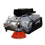 Balayeuse ramasseuse industrielle sans connexion pour chariot élevateur - Leader'clean - Emily clean