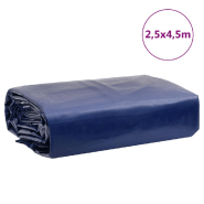 Vidaxl bâche bleu 2,5x4,5 m 650 g/m² 156175_7