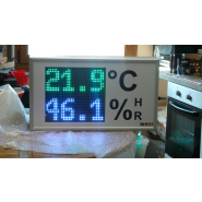 Afficheur lumineux LED pour afficher heure, date, température(s), chronomètre - MHD - MHDC - MHDT et MHD2T_7