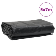 Vidaxl bâche noir 5x7 m 650 g/m² 156080_7