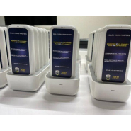 Station chargeur téléphone Blues Ergo - 5 batteries portatives avec câbles tridents (Lightning, Micro-USB, USB-C)_8