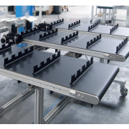 Convoyeur à bande robuste et polyvalent pour produits légers et moyennement lourds - GUF-P 2000 - MK Technology Group - personnalisable, robuste et flexible_7