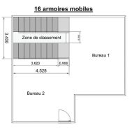 Archivage mobile à déplacement latéral et frontal Easy-Move - solution optimisée pour armoires à rideaux nouvelle génération_7