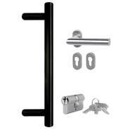 Vidaxl porte d'entrée blanc 88x200 cm pvc 3157074_7