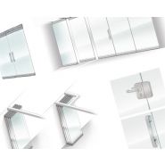 Visio - Cloisons mobiles en verre trempé - Espero BV - Profilés 45 mm_7