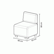 Canapé 1 place bleu denim_7