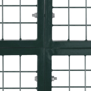 Vidaxl portail de clôture en grillage galvanisée 289 x 175 cm / 306 x 225 cm 140925_7