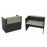 Banque d'accueil LOLA - Fabrication française - Modules personnalisables PMR et finition au choix_7