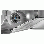 Hotte caisson inox 2m avec moteur, régulateur, filtre et éclairage | Profondeur 900 mm_7
