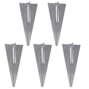 Vidaxl clôture à mailles losangées et poteaux acier galvanisé 15x1 m 141503_7