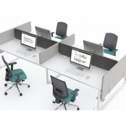 Bureau bench opératif individuel et double OGI Q - Design contemporain pour open-space_7