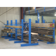 Rayonnage cantilever conçu pour le stockage manuel de produits longs de 3000 à 6000 mm - PROFILBAR_7