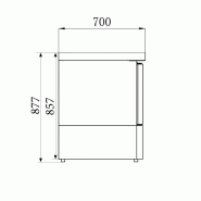 SALADETTE 1 PORTE L435mm 7450.0725 combisteel_7