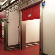 Porte industrielle à enroulement rapide - système d'automatisation essentiel - design minimal - RolliGO_7