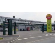 Portique limiteur d'accès motorisé pour parc d'affaires et zones industrielles