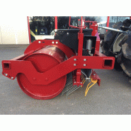 Rouleau Engazonneur 120 cm + Semoir Meynie - Largeur 130 cm, 300 kg, 170 L - Outil Micro-tracteur_7