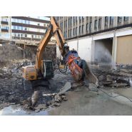 Pince de demolition hc pelles 2 à 165 tonnes